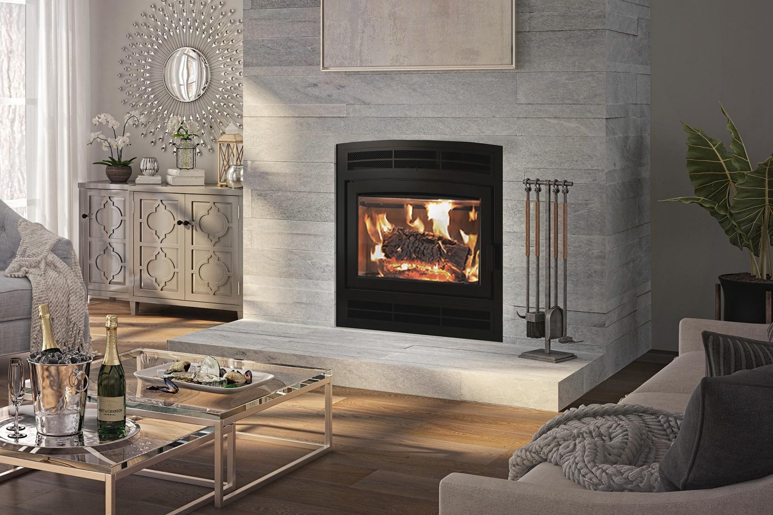 Elegance® 40 Built-in Wood Burning Fireplace - Ambiance®