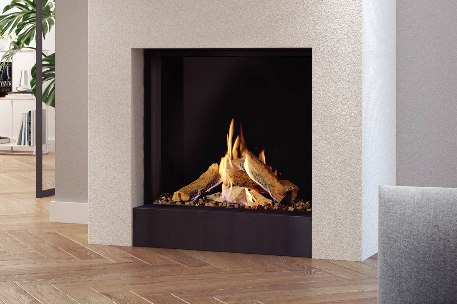 DRU P 42 Luxury Gas Fireplace - Ambiance®