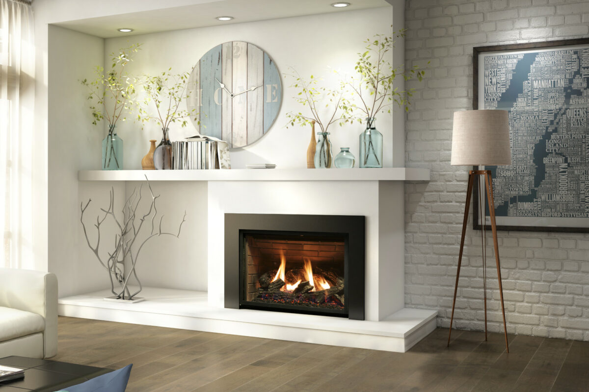 Inspiration® 29 Gas Fireplace in a modern home.